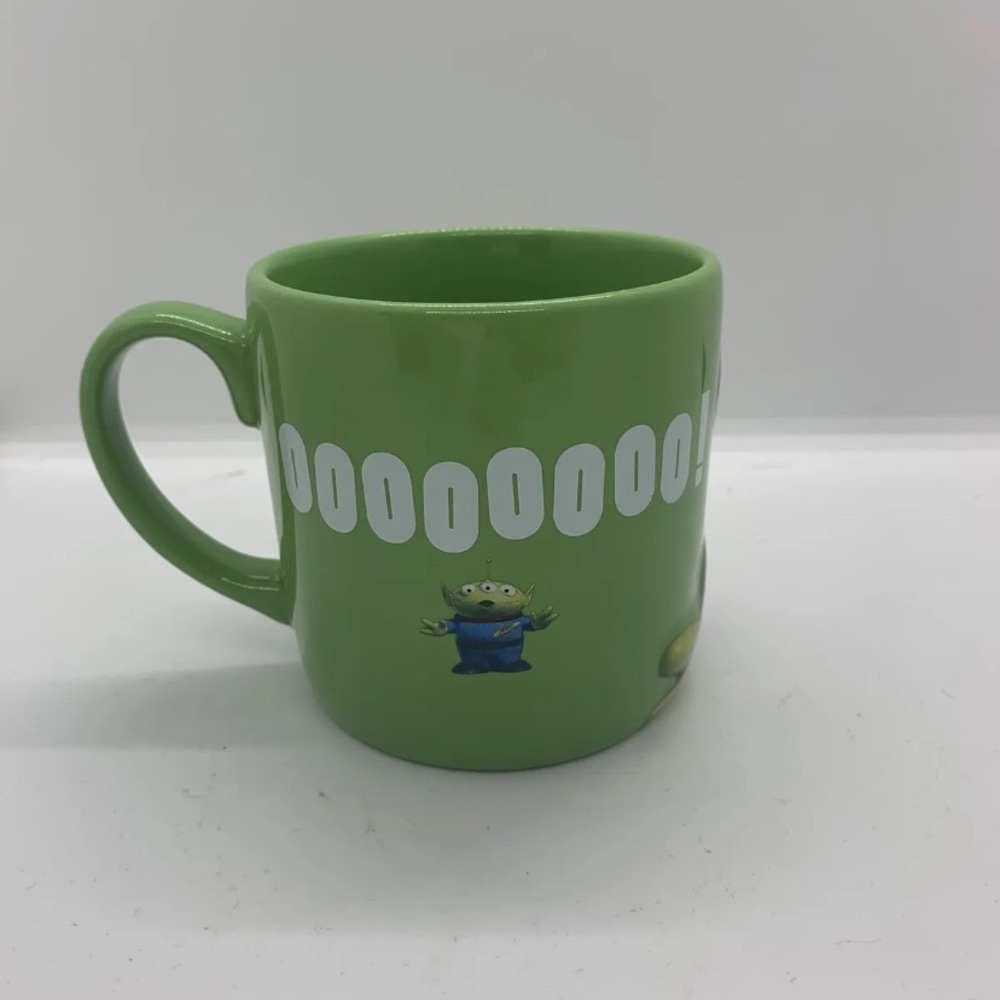 Disney Store Toy Story Aliens Green Men Coffee Mug 'OOOOO' Used Condition - Picture 7 of 15